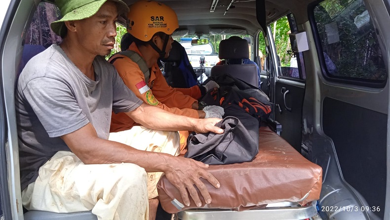 Tursini Korban Terseret Arus Sungai Rewod di Ciracap Sukabumi Ditemukan Meninggal
