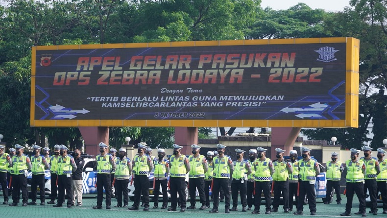 1.932 Polisi se-Jawa Barat Dikerahkan dalam Operasi Zebra Lodaya 2022, Ini Sasarannya