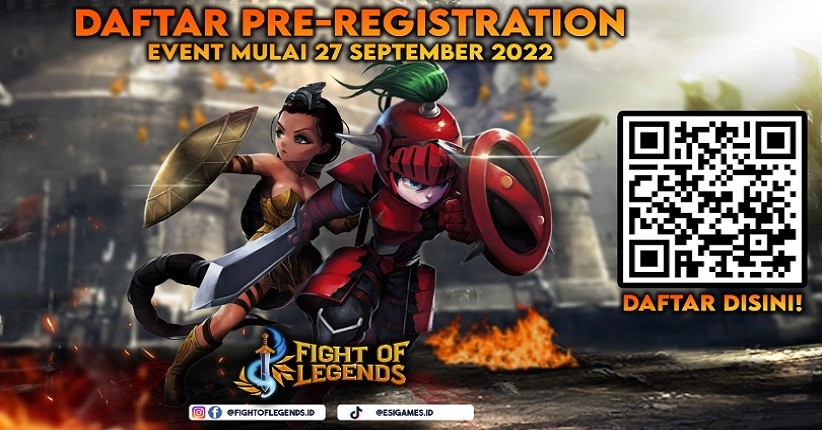 Jadilah yang Pertama Bermain Fight of Legends, Daftar Pre-Registration Event Sekarang!