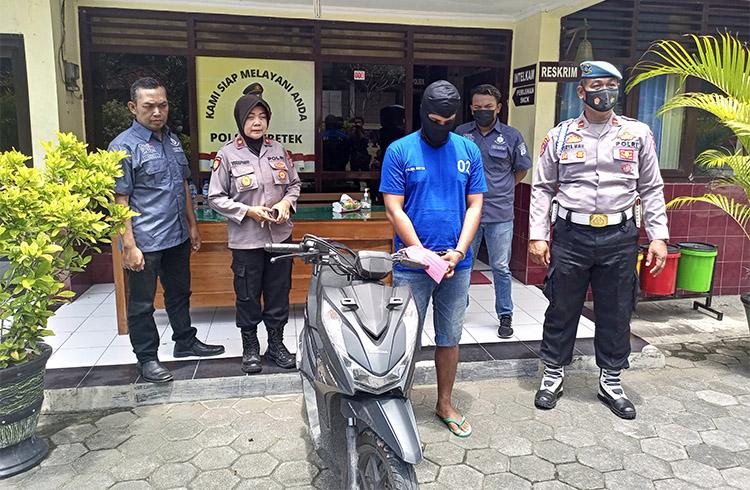 Pelaku Penggelapan Motor Ditangkap saat Istirahat di Masjid