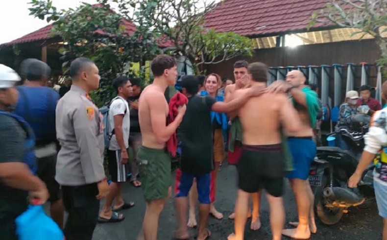 Turis Amerika Hilang saat Rafting di Bali, Sekeluarga asal Australia Selamat