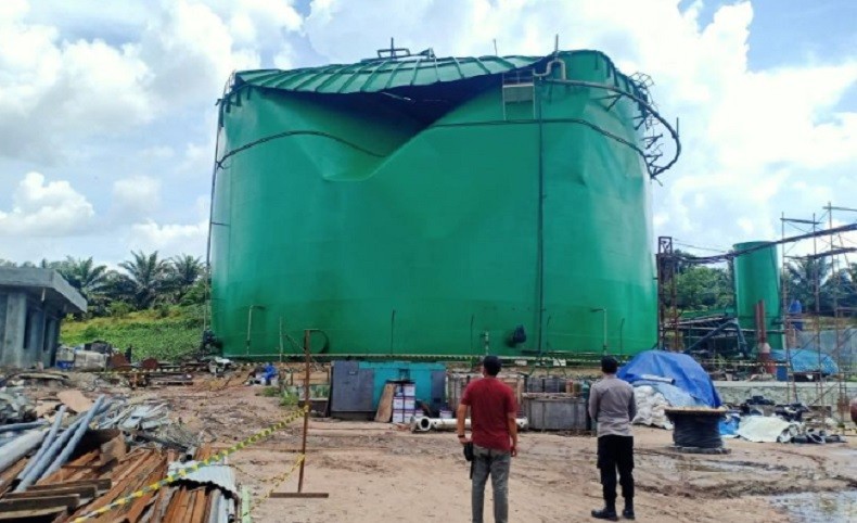Tabung Biogas di Sekadau Kalbar Meledak, Seorang Karyawan Luka Bakar