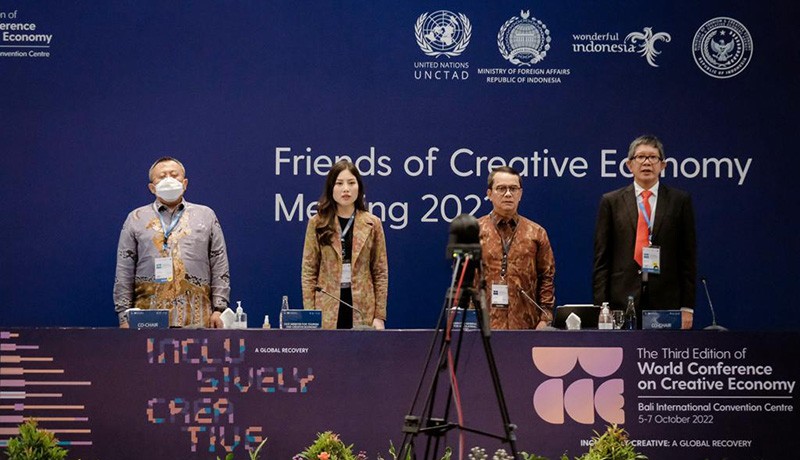 Wamenparekraf Hadiri Opening Session Friends of Creative Economy WCCE 2022 - Bagian 4