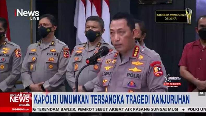 title Kapolri Sebut 11 Gas Air Mata Ditembakkan saat Tragedi Kanjuruhan, Terbanyak ke Tribun Selatan Kapolri Sebut 11 Gas Air Mata Ditembakkan saat Tragedi Kanjuruhan, Terbanyak ke Tribun Selatan