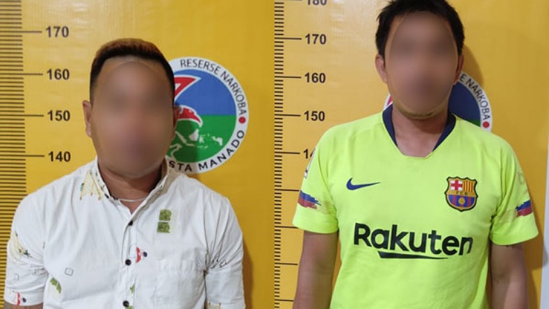 Edarkan Sabu, 2 Pria Ini Ditangkap Anggota Polresta Manado