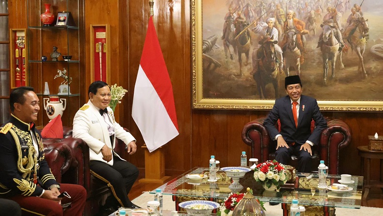 Langka! Jokowi Mampir ke Ruang Kerja Prabowo hingga Ngopi Bareng Sesepuh TNI