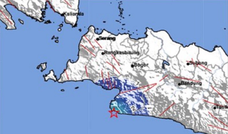 Gempa Terkini Magnitudo 4,2 Goyang Sukabumi, Terasa hingga Cianjur Selatan