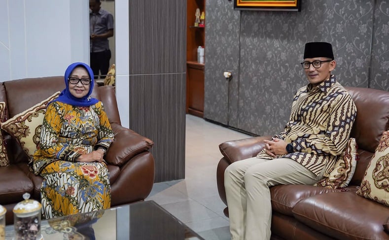 Silahturahmi ke Bupati Jombang, Sandiaga Uno Bahas Wisata Religi
