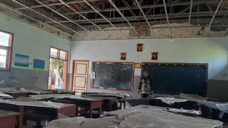 3 SD di Jember Rusak Diguyur Hujan, Pemkab Langsung Turun Tangan