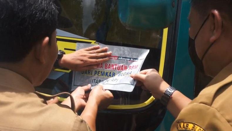 Puluhan Angkutan di Blora Diberi Subsidi BBM, Segini Besarannya