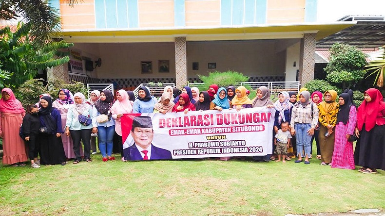 Dukung Prabowo Presiden, Emak-Emak di Situbondo: Kalau Tidak Sekarang, Kapan Lagi