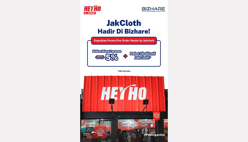 Lepas 27,45 Persen Saham melalui Bizhare, JakCloth Ajak Masyarakat Berbisnis dan Dapat Profit Bersama  - Bagian 2