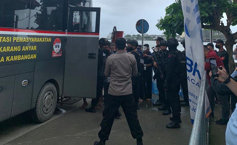 13 Napi Berisiko Tinggi dari Lapas Jambi Dipindahkan ke Nusakambangan