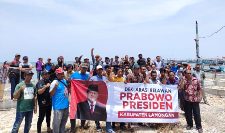 Prabowo Didukung Jadi Presiden, Warga Pesisir Lamongan : Insya Allah Ini Momentum Beliau