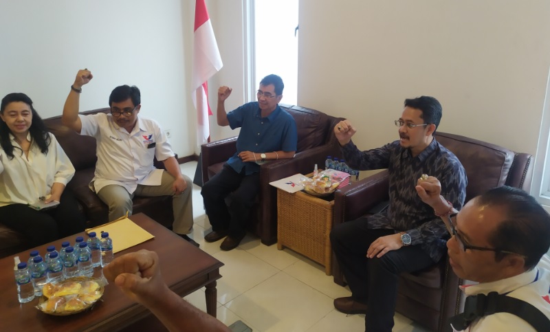 Cek Kesiapan Verifikasi Faktual, Waketum Perindo Datangi DPW Bali