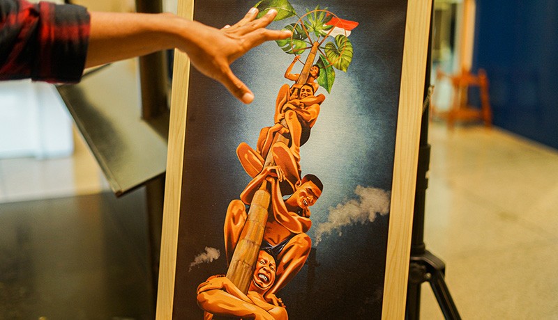 Kartunis Koran Sindo Berpartisipasi di Pameran Cartoon on Canvas - Bagian 3