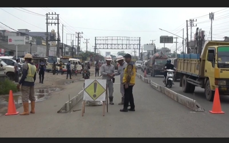 Jalan SMB II Palembang Ditutup untuk Perbaikan, Jangan Nyasar Ini Jalur Alternatif