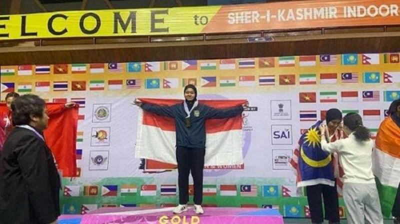  Hebat, Atifa Fismawati Pesilat Asal Tegal Raih Medali Emas Kejuaraan Internasional di India