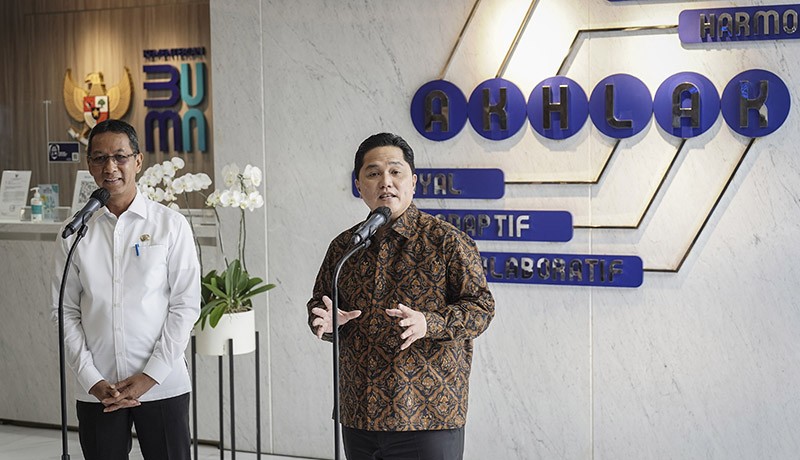 Menteri BUMN Bertemu Pj Gubernur DKI Jakarta Bahas Transportasi Publik - Bagian 2