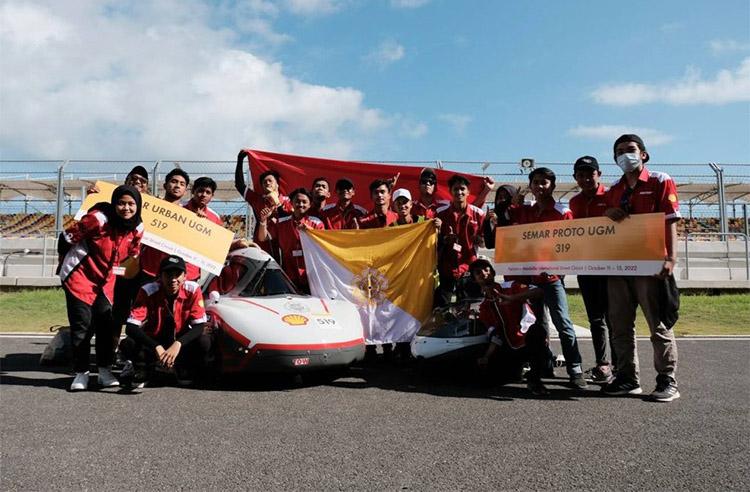 Tim Semar UGM Sabet 2 Gelar Juara di Ajang Shell Eco-Marathon 2022