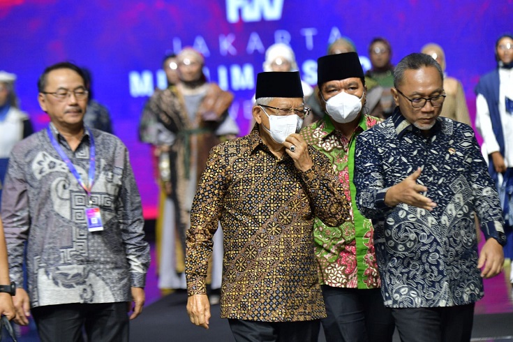 Wapres Ma’ruf Amin Perkirakan Belanja Fesyen Muslim Global Capai Rp4.842 Triliun di 2024