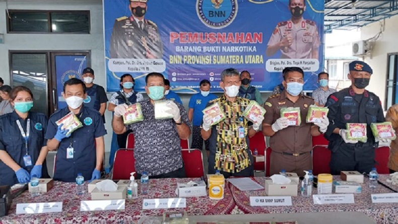 Bawa Sabu 21 Kg dari Aceh, 2 Kurir Narkoba Ditangkap saat Istirahat di Hotel Medan