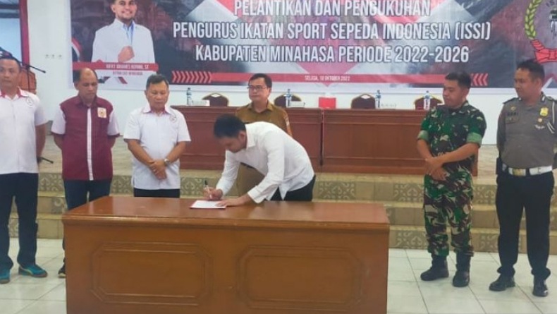 ISSI Tantang Pengurus di Minahasa Ciptakan Atlet Sepeda Berprestasi
