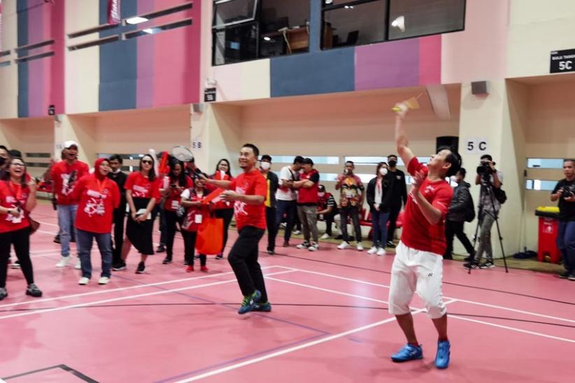 Pebulu Tangkis Candra Wijaya Meriahkan Turnamen Bulu Tangkis Persahabatan PDI Perjuangan - Bagian 3