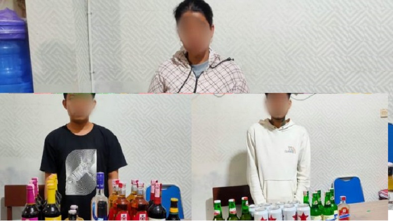 3 Penjual Miras secara Ilegal di Jayapura Ditangkap, Satu di Antaranya Ibu Rumah Tangga