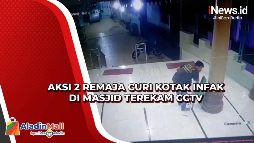 Terekam CCTV Curi Uang Kotak Amal Masjid, Pria Ini Nyaris Diamuk Massa