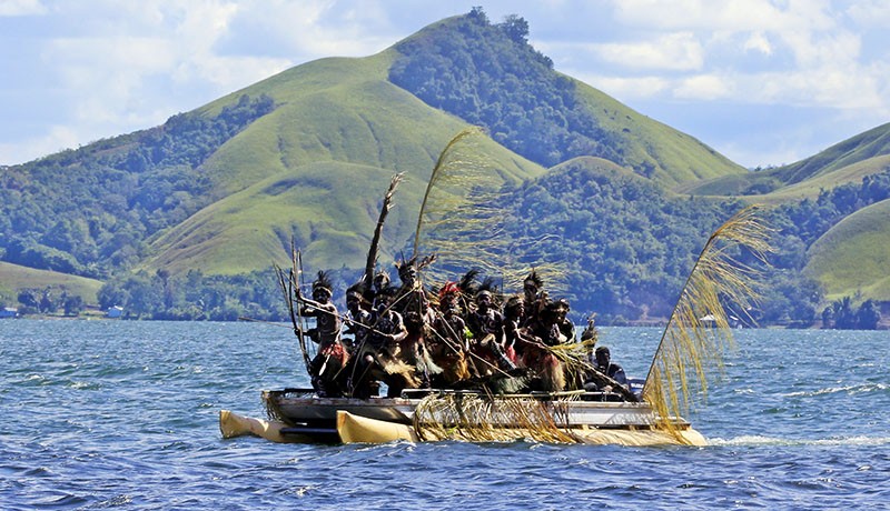 Danau Sentani yang merupakan danau terluas dan terbesar di Papua. (Foto : ist)