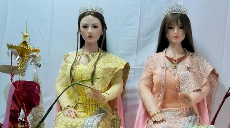  Pria Ini Nikahi 2 Boneka Seks Sekaligus, Upacara Pernikahan digelar di Situs Buddha Paling Suci di Myanmar 