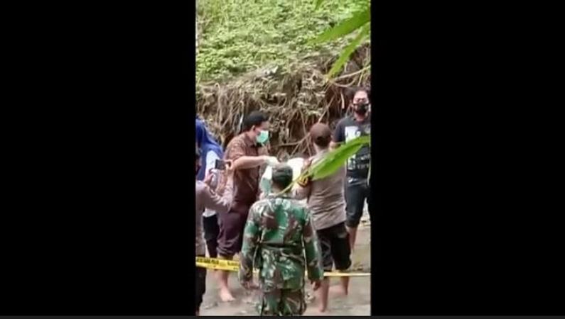 Grobogan Geger, Jasad Bayi dengan Wajah Rusak dan Tubuh Membiru Ditemukan di Sungai