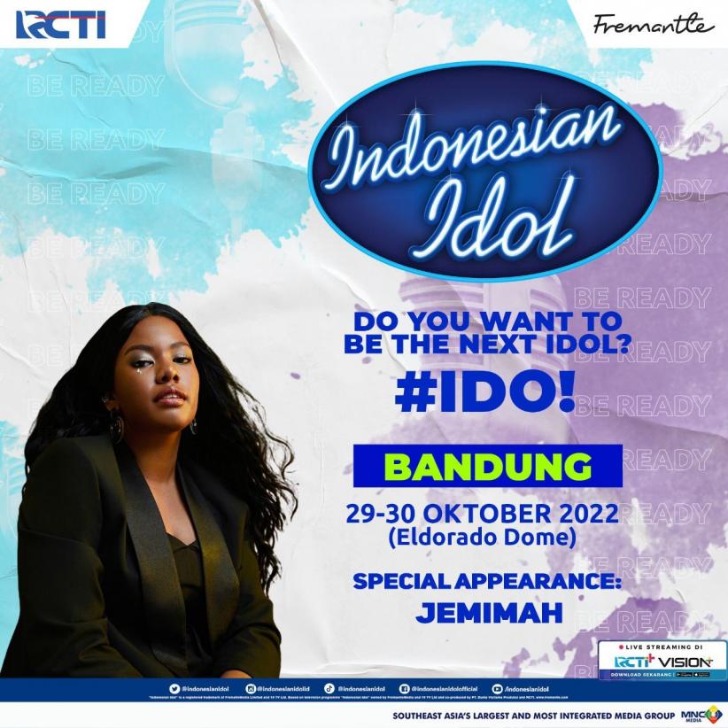 Audisi Indonesian Idol Season 12 Digelar di Bandung Akhir Pekan Ini, Bakal Ada Penampilan Spesial Jemimah