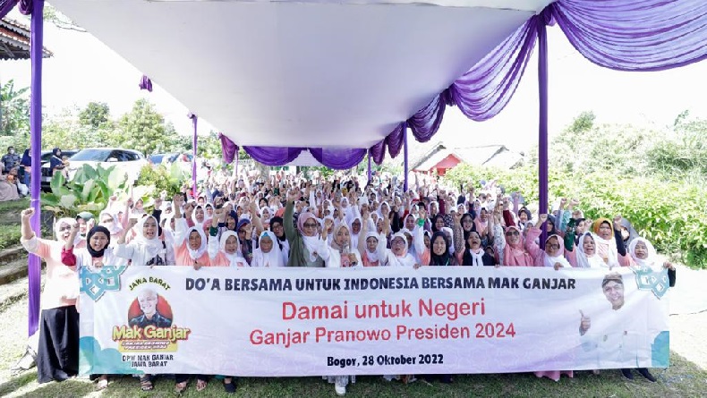 Gelar Doa Sumpah Pemuda dan Ulang Tahun Ganjar di Bogor, Relawan: Hari Ini Spesial