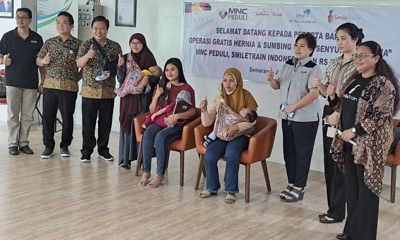  MNC Peduli dan Smile Train Indonesia Gelar Operasi Bibir Sumbing Gratis di RS Telogorejo Semarang