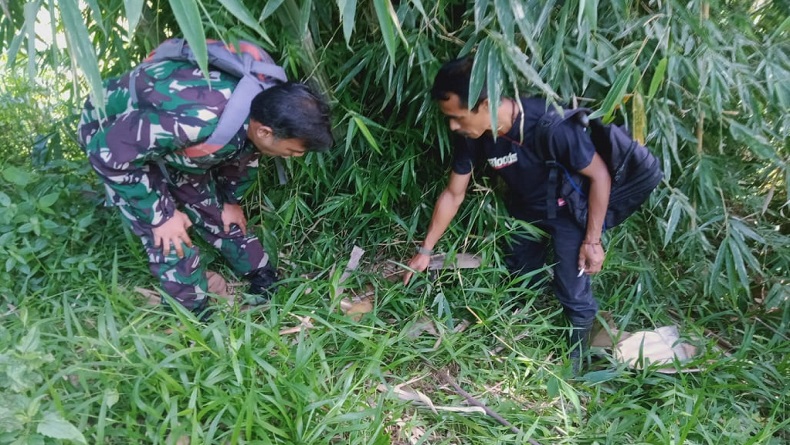 Mortir Diduga Masih Aktif Ditemukan Polhut di Lahan Perhutani Cianjur