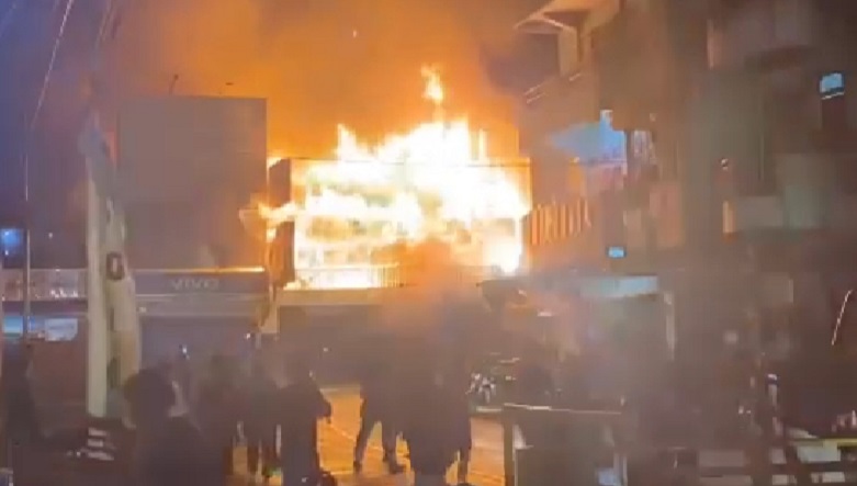 Belasan Ruko di Tanjab Barat Ludes Terbakar, Kerugian Ditaksir Miliaran Rupiah