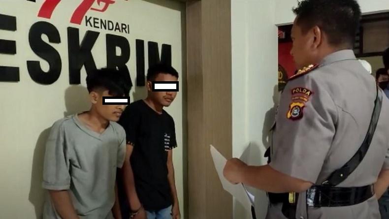 Tersinggung Disalip, 2 Pemuda Mabuk Tebas Pemotor di Kendari hingga Bersimbah Darah