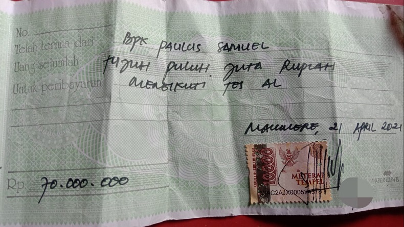 Oknum Anggota TNI AL di Lanal Maumere Diduga Minta Rp70 Juta ke Orang Tua Calon Tamtama