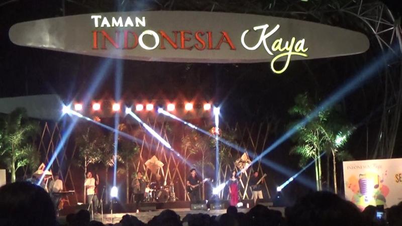 Taman Indonesia Kaya Kembali Dibuka usai 2 Tahun Vakum, Payung Teduh Hibur Warga Semarang