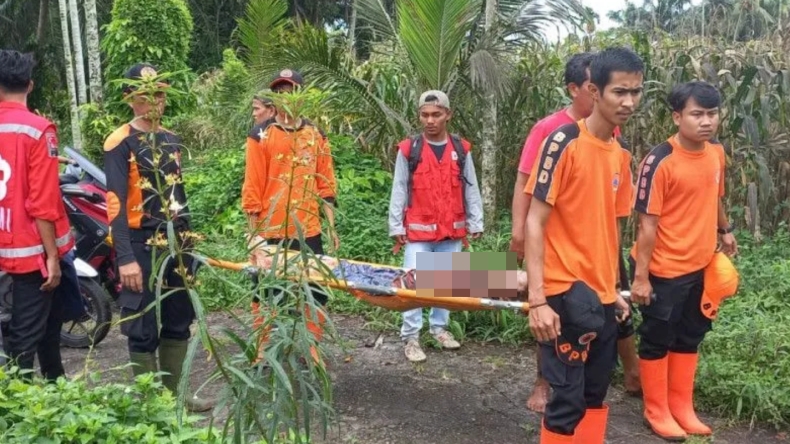 Hilang Seharian, Kakek di Agam Ditemukan Tewas Tersangkut di Palapah Sawit