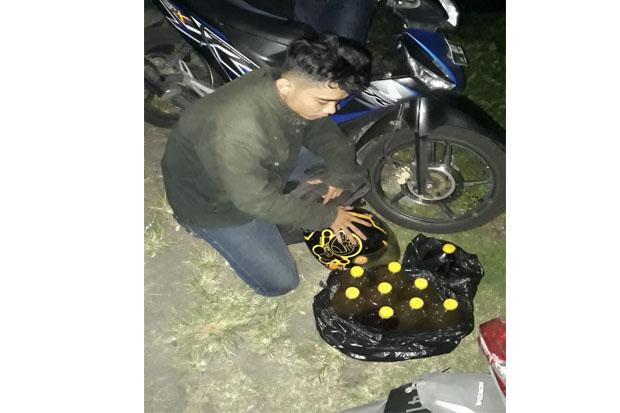Razia Warung, Polres Bantul Sita Belasan Botol Miras Oplosan