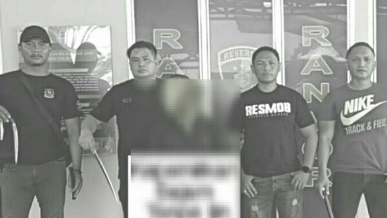 Bikin Onar Sambil Bawa Sajam, Pria Ini Dilaporkan Warga Desa di Minahasa ke Polisi