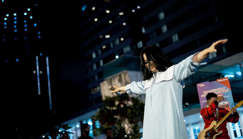 Astrid Ajak Pengunjung Anjungan Sarinah Galau Bersama - Bagian 3