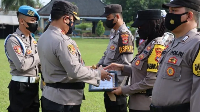 1 Personel Lampung Timur Dipecat, Kapolres Pimpin Langsung Upacara PTDH