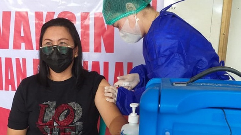 Warga Kepulauan Sangihe Ikut Vaksinasi Covid-19 Dosis 3 Baru 15.200 Orang