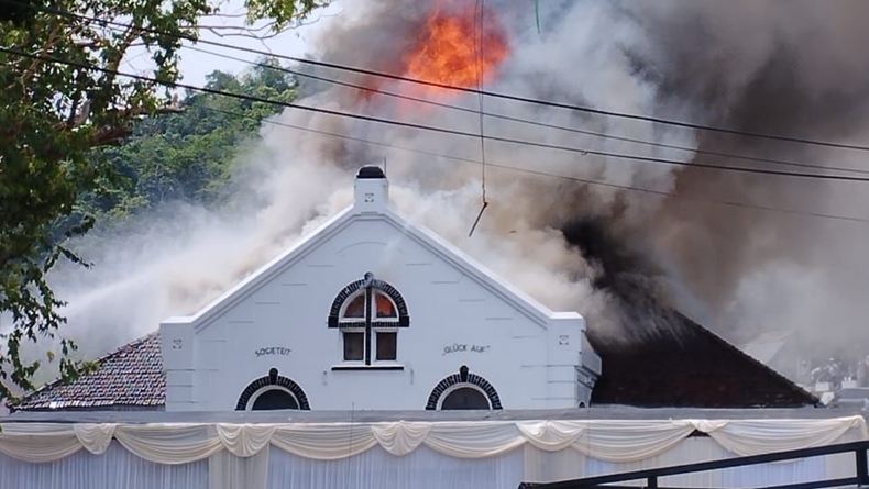 Kebakaran, Gedung Pusat Kebudayaan Sawahlunto Ludes Dilalap Api