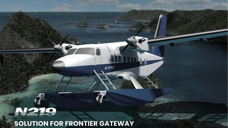 PTDI Perkenalkan Pesawat N219 Amfibi, Dapat Lepas Landas di Sungai dan Danau