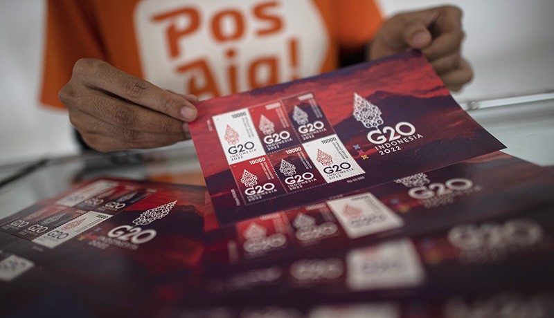 Foto Prangko Seri KTT G20 2022 - Bagian 1
